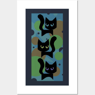 3 blacat Posters and Art